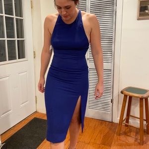 NWT Fame and Partners Cobalt Cocktail Dress Size 6